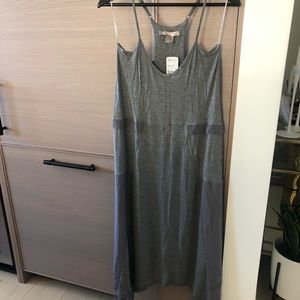 Heather Gray Forever 21 Midi/Maxi Dress